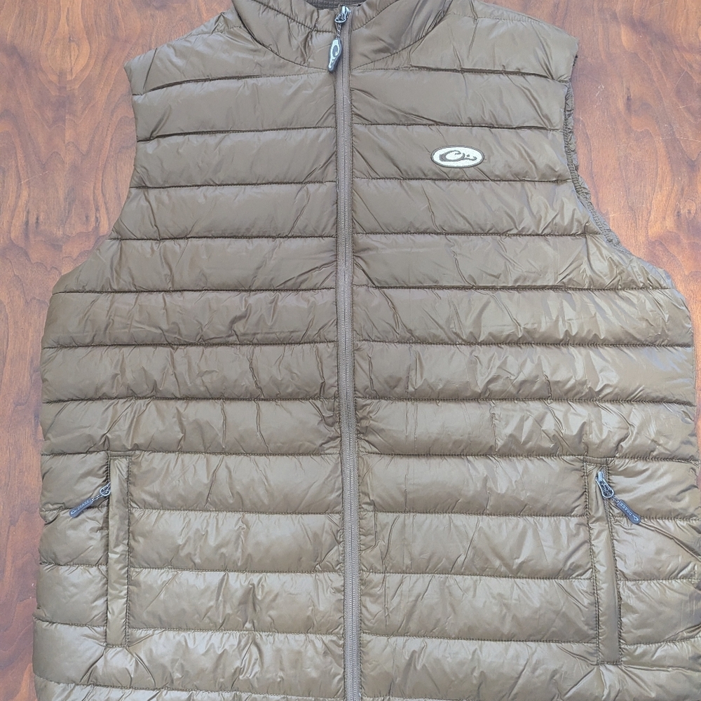 Drake Waterfowl Men's Bronze Insulated Puffer Vest XL